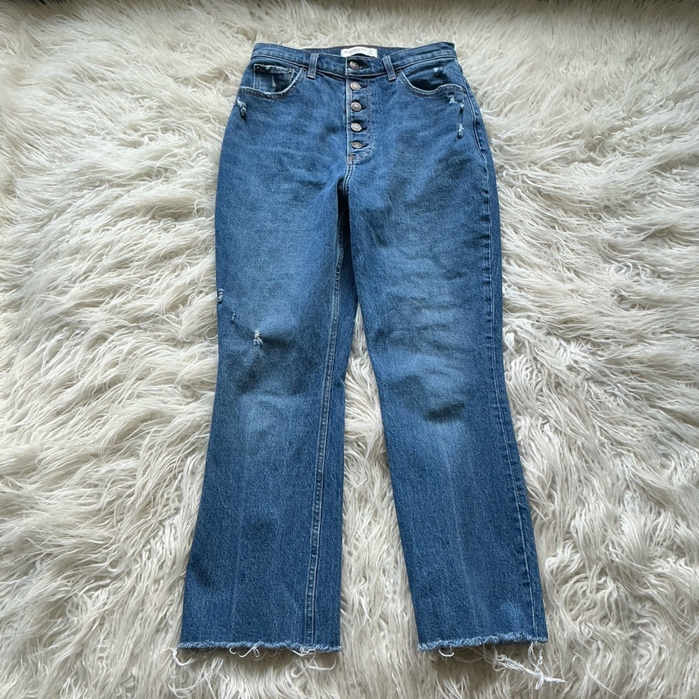 Abercrombie & Fitch Blue Flare Jeans